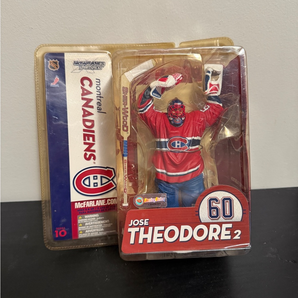 Jose Theodore Montreal Canadiens Mcfarlane Series 10 Action Figure 2005